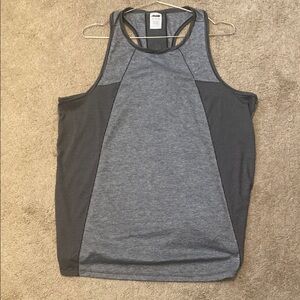 Avia Gray and Black Athletic Tank Top